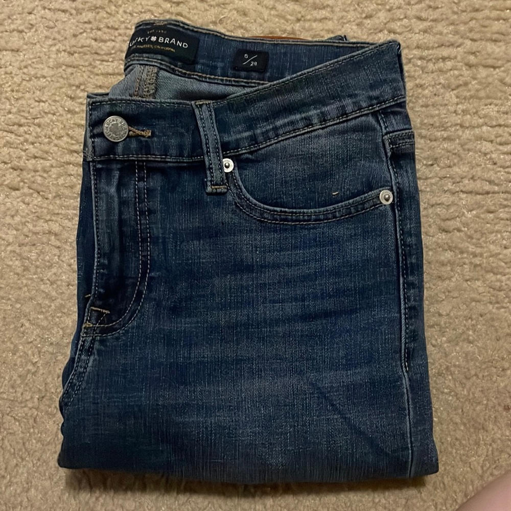 LUCKY BRAND 6/28 straight leg jeans